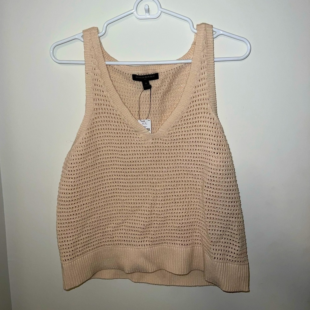 BANANA REPUBLIC COTTON SWEATER VEST/TANK